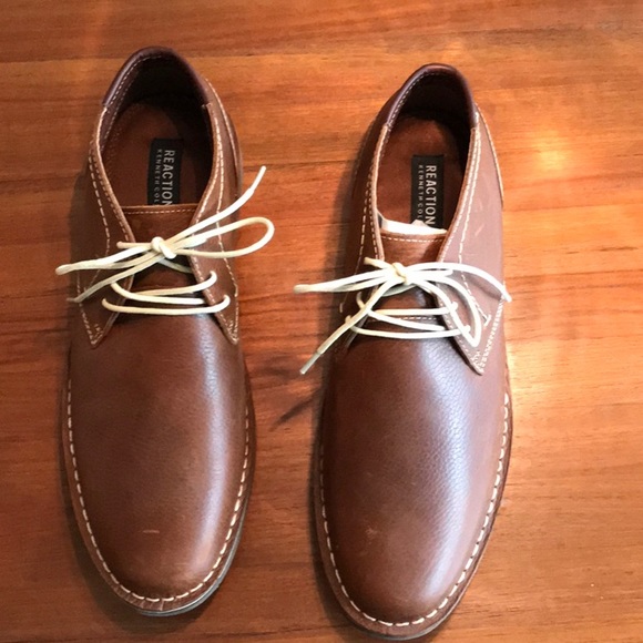 Kenneth Cole Reaction Other - KENNETH COLE REACTION Leather Lace-up Boots